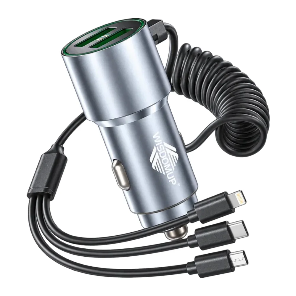 CC-15 شاحن سيارة بكابل مدمج