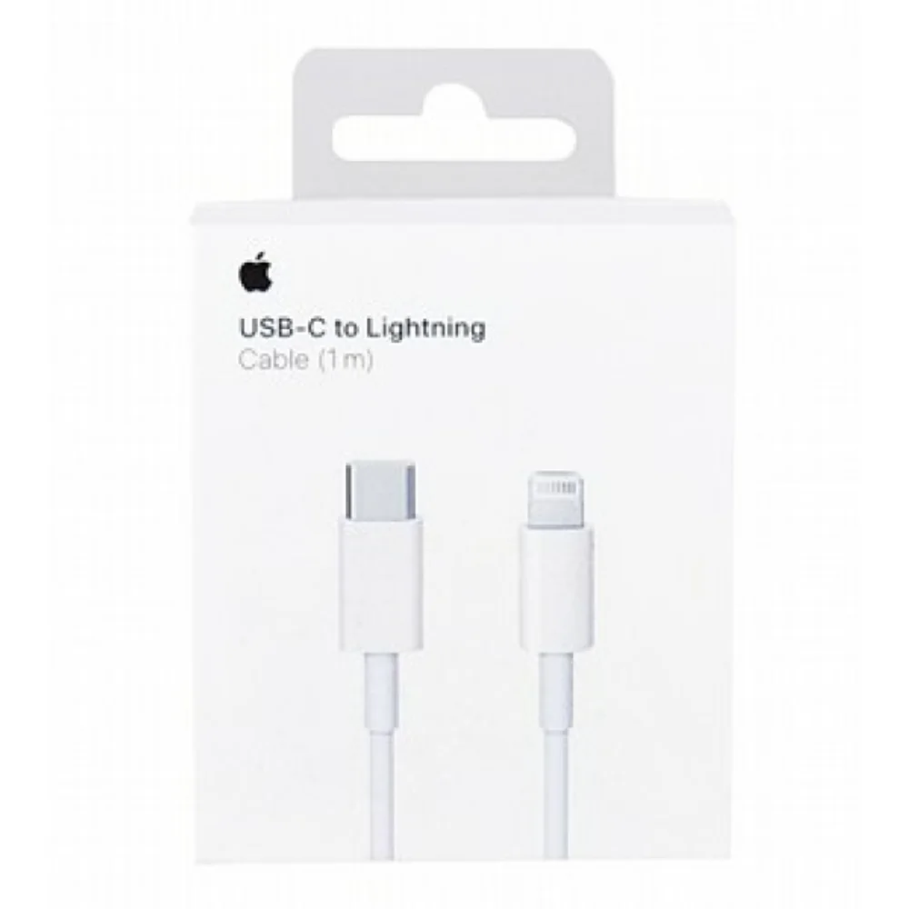 كابل شحن أصلي من آبل، من نوع Lightning إلى Type-C، بطول متر واحد