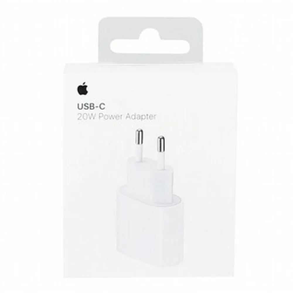 شاحن أبل الأصلي 20 واط، محول طاقة USB-C مع شحن سريع (PD) - ضمان 100%